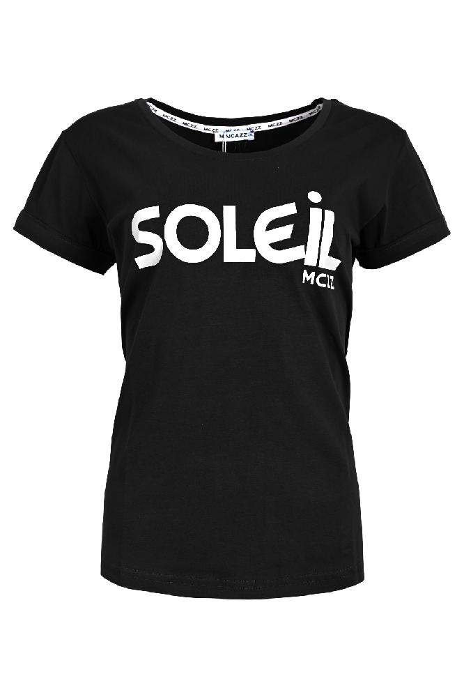 Le T-shirt Onora prÃ©sente un imprimÃ© Soleil stylisÃ© et des manches courtes. Ce t-shirt offre une coupe confortable.

MatiÃ¨res : 100% coton